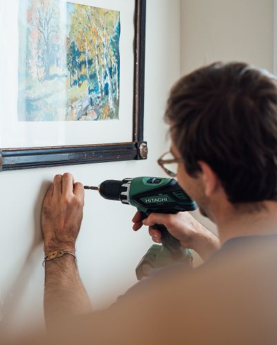 Drilling into drywall